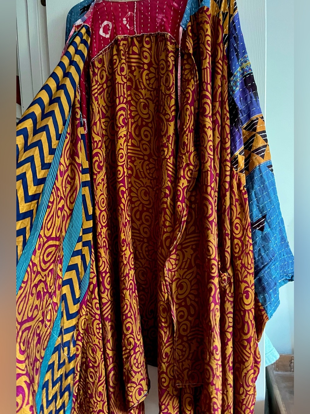 Kantha Silk Fleetwood Cape Kimono